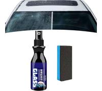100ml Auto Glass Powerful Waterproof Spray, Windshield Rain Repellent & Anti-Fog Treatment, Car Glass Oil Film Remover, Lasting Hydrophobic Coating (1Pcs)