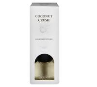 100ml Coconut Crush Air Fresheners for Home - Reed Diffusers for home - Home Fragrance Lasts up to 8 weeks - Room Diffuser Sticks with Coloured Fragrance Oil