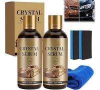 100ml Cristal Serum - Advanced Ceramic Coating for Cars | Quick Effect Car Coating Spray for Shine & Protection, Nano Coat Restore for Paint, Glass & Wheel (2PCS)