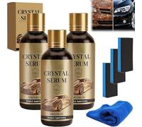 100ml Cristal Serum - Advanced Ceramic Coating for Cars | Quick Effect Car Coating Spray for Shine & Protection, Nano Coat Restore for Paint, Glass & Wheel (3PCS)