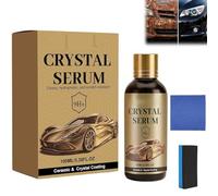 100ml Crystal Serum Graphene Ceramic Coating for Cars, 9H Nano Tech Paint Protection Kit,High Gloss Mirror Shine & Hydrophobic Water Beading Sealant,Nano Coat Restore for Paint,Glass & Wheel