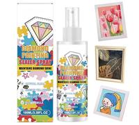 100ml Diamond Art Sealer Spray,Fast-Drying Diamond Pa/inting Sealer for Resin Diamonds,Crystal Art Sealer,Diamond Art Glue,Spray for Art with High Gloss,Protects Against Dust and Diamond Loss