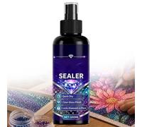 100ml Diamond Art Sealer Spray- Locks Beads, Glossy Finish, Dries Fast & Lasts, Quick Clear Protective Coating to Secure Drills, Spray Sealer for Crafts Paintings Puzzles DIY Projects (1Pcs)