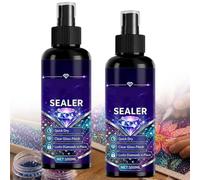 100ml Diamond Art Sealer Spray- Locks Beads, Glossy Finish, Dries Fast & Lasts, Quick Clear Protective Coating to Secure Drills, Spray Sealer for Crafts Paintings Puzzles DIY Projects (2Pcs)
