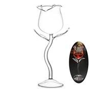 100ml Fancy Red Wine Rose Shape Goblet Wine Cocktail Glasses Elegance Perfect Exquisite and Unique Wine Glass Easy Use