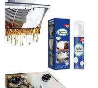100ml Foaming Heavy Oil Stain Cleaner, Kitchen Bubble Cleaner, Kitchen All-Purpose Bubble Cleaner Grease Cleaner Foam Spray Mould Remover, Rinse-Free Cleaning Spray Cleaner (100ml)