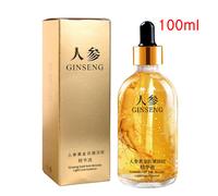 (100ml) Gold Ginseng Face Essence Polypeptide Anti-wrinkle Lightning Moisturizing Facial Serum with Niacinamide Skin Care