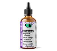100ml | Grounding Essential Oil Blend, 100% Pure & Natural Diffusers, Aromatherapy & Massage Blends | Perfect as a Gift | Vegan, GMO Free