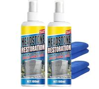 100ml Headstone Restoration and Cleaning Spray - Tombstone Monument Cleaner for Granite Marble Cemetery Memorials - Gentle Stone Care Formula (3)