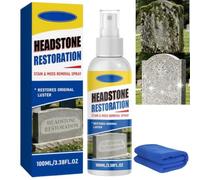 100ml Headstone Restoration & Cleaning Spray,Stone Cleaner for Graves