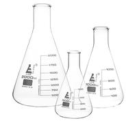 100ml LAB GLASS Erlenmeyer Flask | Conical Flask | 50ml To 2000ml | Various Sizes | 100 ml