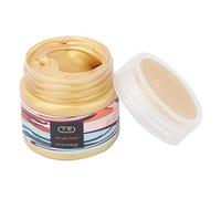 100ml Metallic Acrylic Paint, Artist Painting Pigment Art Craft Painting Drawing Paint for Canvas, Wood, Fabric, Leather, Cardboard, Paper Crafts(Bright Gold)