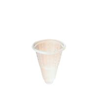 100ml Natural Plastic Screwball Ice Cream Cups - Pack of 2000 | Dessert & Sundae Containers with Dome Base | Disposable Plastic Treat Cups for Ice Cream Vans, Dessert Parlours, Parties & Events