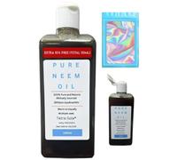 100ml Neem Oil - Premium 100% Pure: Easy to use Flip Top lid: + Free Storage Pouch: Multi-Use Oil for Garden - Plants - Home & More (Extra 10% Free Total 110ml)