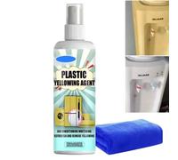 100ml Powerful Plastic Yellowing Remover and Restorer,Fast Acting Cleaner&Paint Remover for Toilet Seat,Appliances,Walls,and Car AC - PVC Cleaner for Long-Lasting Freshness,Plastic Restorer&Cleaner