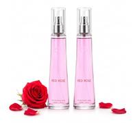 100ml Red Rose Eau De Parfum for Women 50ml each 2 Pack by Modaleo