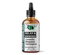 100ml | Relax & Unwind Essential Oil Blend, 100% Pure & Natural Diffusers, Aromatherapy & Massage Blends | Perfect as a Gift | Vegan, GMO Free