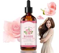 100ml Rose Essential Oils,Rose Oil Essential Oil,Natural Organic Rose Oil,Essential Oils for Diffusers,Rosehip Oil for Face,Nourishing Hair Care,Leave A Lasting Fragrance,Smooth Hair Care &Easy use