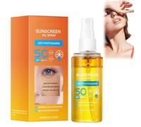 100ml Scalp and Hair Sunscreen Spray, Spf 50 Sun Protection Spray for Scalp, Non Greasy Sun Cream Spray for Hair, Fast-Absorbing H/air Sun Protection S/pray UVA and UVB for Outdoor Activities