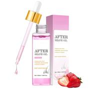 100ml Shaving Oil Women - Strawberry Skin Treatment - After Shave Oil with Vitamin C & Peptides - Soothe Estrid Razor Burn - Gentle Formula for Women Prevent Ingrown Hairs & Dryness
