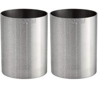 100ml Stainless Steel Thimble Measure (Pack of 2)