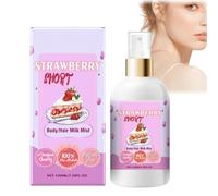 100ML Strawberry Fragrance Body Spray, Long-Lasting Body Mist, Hydrating Moisturizing Spray, B-ody Moisturiser S-pray, B-ody Lotion S-pray, Skin Care B-ody Moisturizer, Daily B-ody Care Product