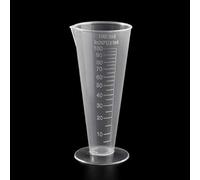 100ml Transparent Empty Triangular Capacity Measurement Tool for Epoxy Resin Liquid Measuring Paint Mixing School Kitc Glass Measuring Cups