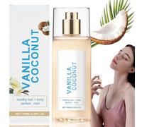 100ml Vanilla Coconut Per/fume for Women - 100ml Hair & Body Mist,Nourishing Coconut Body Spray for women,Long-Lasting Tropical Sc/ent,Lig/htweight Hair Per/fume for Everyday&Travel (Vanilla Coc/onut)