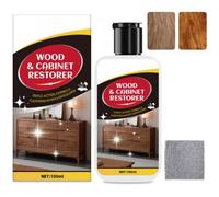 100Ml Wood Cleaner&Restorer,Wood Floor Scratch Remover with towel,Fast&Effective Water Mark Remover for Wood,Move Away Water Marks Furniture Restorer，Long-Lasting Care,Waterproof&Dustproof,Easy to Use