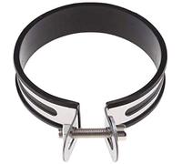 100mm/110mm Exhaust Band Clamp Stainless Steel, Motorcycle Silencer Pipe Hanger Mount Bracket (100mm)