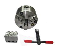 100MM 3 JAW SELF Centering Lathe Chuck Front Mount DIN Quality 6350 RDGTOOLS