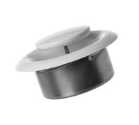 Ø 100mm / 4'' Adjustable Diffuser - Air Exhaust Valve - Ventilation Ducting Cover - Metal - White