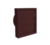 100mm 4 Gravity Grille - Brown - 1162B