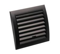 Ø 100mm / 4 inch Air Vent Cover - Adjustable Ventilation Grille with Flyscreen - ABS Plastic Anthracite