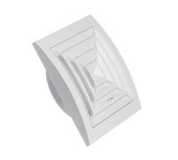Ø 100mm / 4 inch Air Vent Cover - Ceiling Adjustable Ventilation Grille with Flyscreen - ABS Plastic White