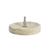 100mm 4 Inch Cloth Polishing Mop Wheel with 6.35mm Shank, Cotton Buffing Wheel for Drill Compatible Polishers, Metal Aluminium Steel Chrome Wood Plastic Glass Ceramic Jewellery Car Surface Finishing