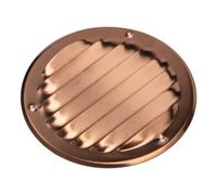 Copper Round Air Vent Grille 100mm / 140mm with Fly Screen Flat Duct Cover