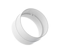 100mm / 4 Inch Duct Connector - Round PVC Ducting - Ventilation Pipe, Hose, Tube