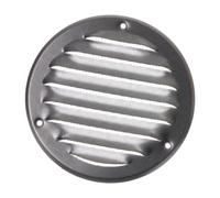 Ø 100mm / 4" inch Galvanised Round Metal Air Vent Grille Cover with Insect Mesh - Ventilation Cover