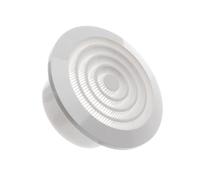 Ø 100mm / 4 inch Round Air Vent Cover - Ceiling Ventilation Grille with Insect Screen - ABS Plastic White