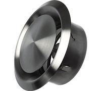Ø 100mm / 4 inch Stainless Steel Metal Diffuser with Mounting Ring - Supply and Exhaust Air Valve - Ventilation Cover
