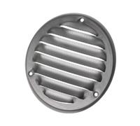 Ø100mm / 4" inch Stainless Steel Round Metal Air Vent Grille Cover with Insect Mesh - Ventilation Cover