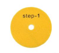 100mm 4 Inch Wet Dry Polishing For Pads for Concrete Marble Granite with Three Grit Stages for Complete Renewal (Grit 1)