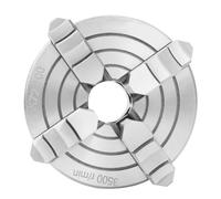 100mm 4" #K72-100 4 Jaw Independent Lathe Chuck Reversible Turning Machine Accessories Silver Iron for Millin/Drilling/Grinding Machines