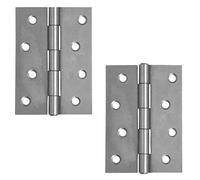 100mm 4'' No.451 Strong Butt Hinges 1 Pair SELF Colour