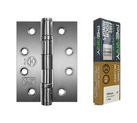100mm 4" No.CE451 Stainless Steel Fire Door Hinges - Grade 13 - 1 Pair Includes Screws