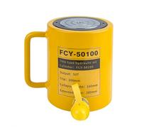 100mm/4in Stroke Solid Lifting Cylinder,10T/20T/30T/50T/100T Capacity Jack, Hydraulic,hydraulic, For Bridge Machinery Shipbuilding(50T/110231lb-4" Stroke)