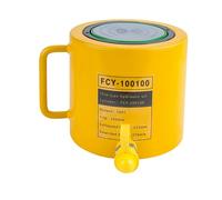 100mm/4in Stroke Solid Lifting Cylinder,10T/20T/30T/50T/100T Capacity Jack, Hydraulic,hydraulic, For Bridge Machinery Shipbuilding(100T/220462lb-4" Stroke)