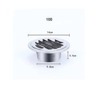 (100MM) 75mm 201 Stainless Steel Wall Air Vent Grille Exterior Round Ducting Ventilation Grilles Ventilation Duct Hood Durable Vent Cap