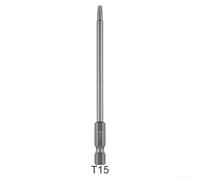 100mm Alloy Steel Hex Shank For Torx Screwdriver Bit, Magnetic with Tamper Proof Star Head, for Power Tools ()